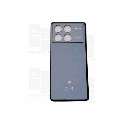 Задняя крышка для Xiaomi Poco X6 Pro 5G (2311DRK48G) Черный Премиум