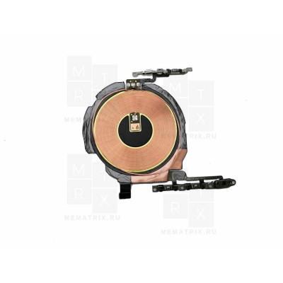 Шлейф iPhone 13 mini на кнопки включения и громкости, беспроводная зарядка (Премиум)