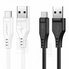 Кабель USB - Type-C Acefast C3-04 (3A, 1.2 м) Черный