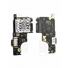 Нижняя плата (шлейф), Xiaomi Poco M7 Pro 5G разъем зарядки, микрофон Премиум