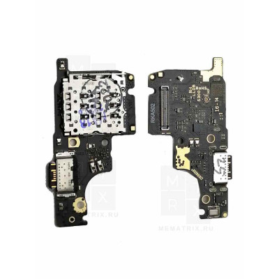 Нижняя плата (шлейф), Xiaomi Poco M7 Pro 5G разъем зарядки, микрофон Премиум
