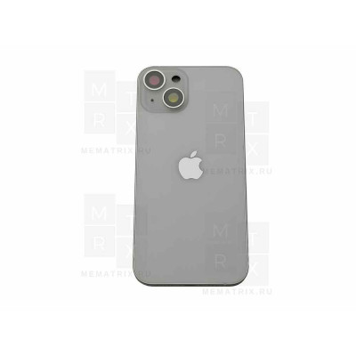 Задняя крышка (корпус) iPhone 14 white (белый) в сборе Задняя крышка (корпус) iPhone 14 white (белый) в сборе