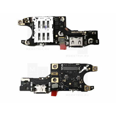 Нижняя плата (шлейф), Huawei Honor 200 разъем зарядки, разъем SIM, микрофон Премиум