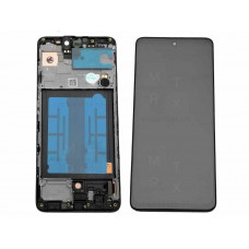 Samsung Galaxy A51 (A515F) тачскрин + экран (модуль) черный In-Cell с рамкой Премиум