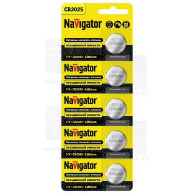 Батарейка CR2025 Navigator 94 764