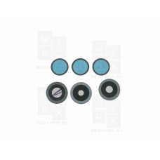 Стекло камеры для Tecno Camon 40 Pro 4G (комплект 3 шт.) Черный