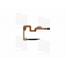 Шлейф Huawei Honor X7a, X7a Plus сканер отпечатка пальцев Черный