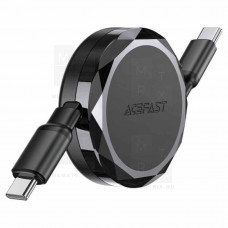 Кабель Type-C - Type-C Acefast С13-03 (3A, 60W, PD, 0.8 м) Черный