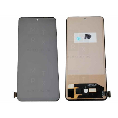 Realme 12+ 5G тачскрин + экран (модуль) Черный In-Cell