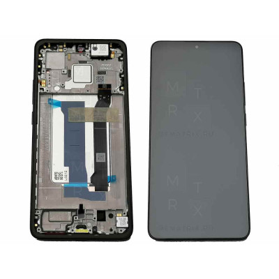 Xiaomi Poco X7 Pro (2412DPC0AG) тачскрин + экран (модуль) Черный OR (SP) с рамкой