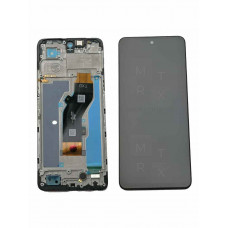 Infinix Hot 50 (X6882) тачскрин + экран (модуль) черный OR с рамкой
