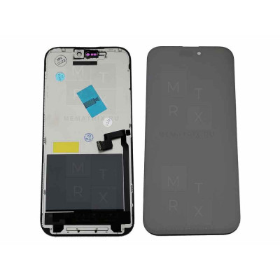 iPhone 16 Pro Max (A3296) тачскрин + экран (модуль) Черный (In-cell) (Площадка под IC)