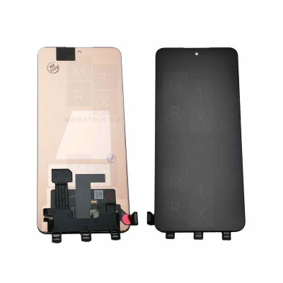 Realme Note 50 (RMX3834) тачскрин + экран (модуль) Черный OR 100%