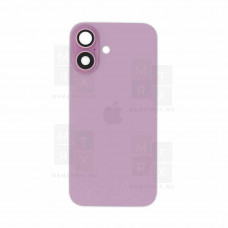 Задняя крышка iPhone 16 Розовый (стекло, монолит, MagSafe, логотип) Премиум