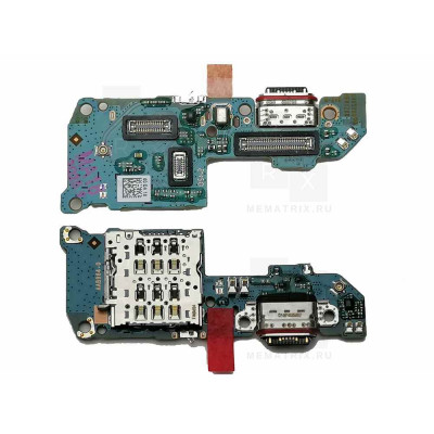 Нижняя плата (шлейф), Realme 14 5G разъем зарядки, разъем SIM, микрофон Премиум