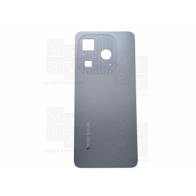 Задняя крышка для Tecno Spark 20 (KJ5) Черный Премиум