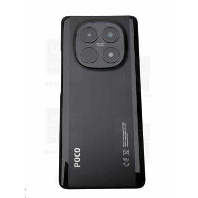 Задняя крышка для Xiaomi Poco M8 5G (25118PC98G) Черный Премиум