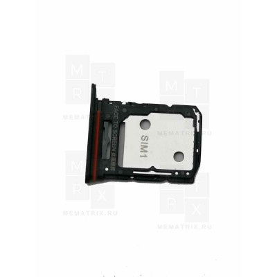 Сим-лоток для Xiaomi Redmi Note 15 4G (2510DRA23E, 2510DRA23G) Черный