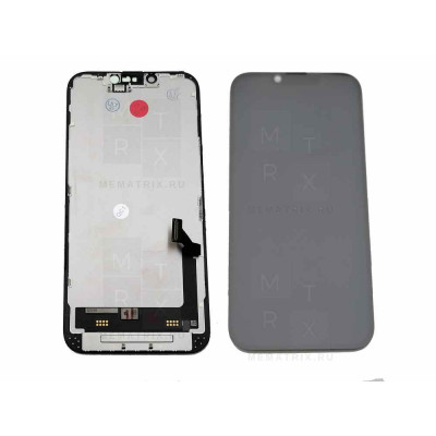 IPhone 14 тачскрин + экран (модуль) черный (FOG)