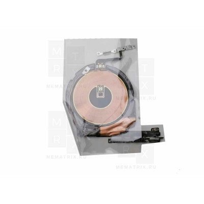 Шлейф iPhone 13 на кнопки громкости, включения, беспроводная зарядка Премиум