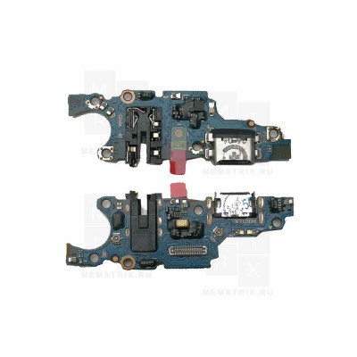 Нижняя плата (шлейф), Huawei Honor X7c разъем зарядки, разъем SIM, микрофон