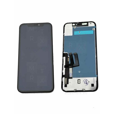 iPhone 11 тачскрин + экран (модуль) черный (FOG)