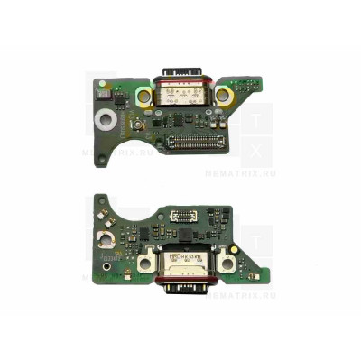 Нижняя плата (шлейф) для Tecno Camon 40 Pro 4G, 5G разъем зарядки, микрофон Премиум