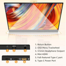Портативный монитор 15.6 IPS 144Hz