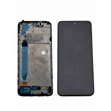Xiaomi Redmi Note 10, 10S, Poco M5s тачскрин + экран (модуль) Черный Amoled с рамкой