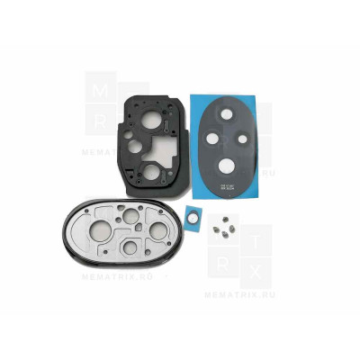 Стекло камеры Huawei Honor 200 с рамкой Черный Стекло камеры Huawei Honor 200 с рамкой Черный