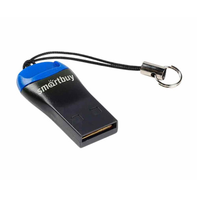Картридер MicroSD Smartbuy SBR-711-B голубой Картридер MicroSD Smartbuy SBR-711-B голубой