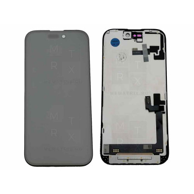 iPhone 16 (A3287) тачскрин + экран (модуль) Черный In-Cell (Площадка под IC)