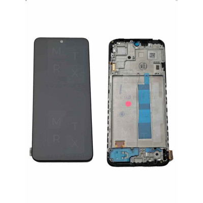 Xiaomi Redmi Note 12 4G (23021RAA2Y) тачскрин + экран (модуль) черный OR с рамкой