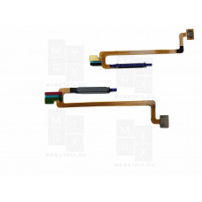 Шлейф Xiaomi Poco M6 4G, Redmi 13 4G сканер отпечатка пальцев Черный