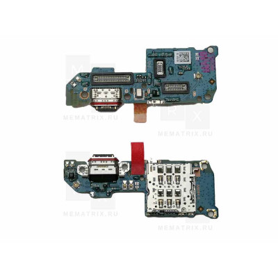Нижняя плата (шлейф), Realme 14T 5G разъем зарядки, разъем SIM, микрофон Премиум