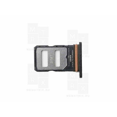 Сим-лоток для Xiaomi Redmi Note 14 Pro 5G (24090RA29G) Черный