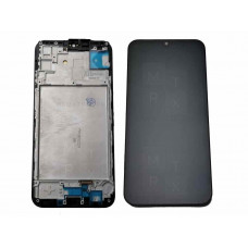 Samsung Galaxy A15 4G, 5G (A155F, A156B) тачскрин + экран (модуль) Черный Amoled (Small Size) с рамкой