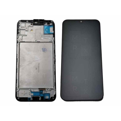 Samsung Galaxy A15 4G, 5G (A155F, A156B) тачскрин + экран (модуль) Черный Amoled (Small Size) с рамкой