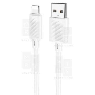Кабель USB - Lightning Hoco X88 (2м) (20W, PD) Белый