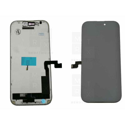 IPhone 16 Pro тачскрин + экран модуль черный Hard Oled