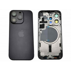 Задняя крышка (корпус) iPhone 15 Pro black (черный) в сборе