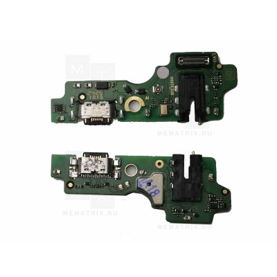 Нижняя плата (шлейф), Tecno Spark 30 4G разъем зарядки, разъем гарнитуры, микрофон Премиум