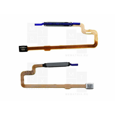 Шлейф для Xiaomi Poco M4 5G (MZB0BF9RU, 22041219PG) сканер отпечатка пальцев Черный
