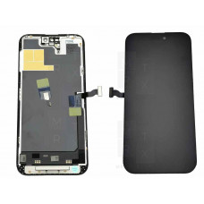 IPhone 14 Pro Max тачскрин + экран модуль черный (Soft Oled) (Площадка под IC)