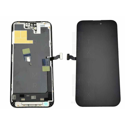 IPhone 14 Pro Max тачскрин + экран модуль черный (Soft Oled) (Площадка под IC)