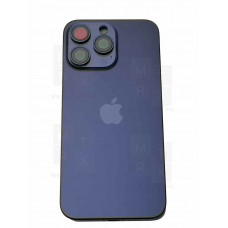 Задняя крышка (корпус) iPhone 15 Pro Max blue (синий) в сборе Премиум Задняя крышка (корпус) iPhone 15 Pro Max blue (синий) в сборе Премиум
