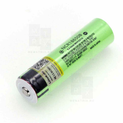 Аккумулятор LiitoKala NCR18650B 3.7V 5A 3400 mAh