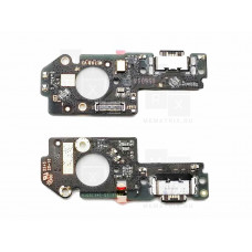 Нижняя плата (шлейф), разъем зарядки для Xiaomi Poco X5 5G (2211317PG) микрофон Премиум