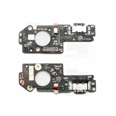 Нижняя плата (шлейф), разъем зарядки для Xiaomi Poco X5 5G (2211317PG) микрофон Премиум