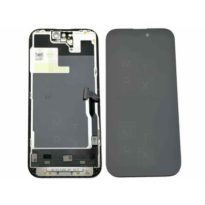 Iphone 14 Pro тачскрин + экран модуль черный Soft Oled с верификацией JCID